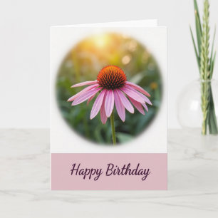 Freudiger Geburtstag Lavendelblütenkarte Karte