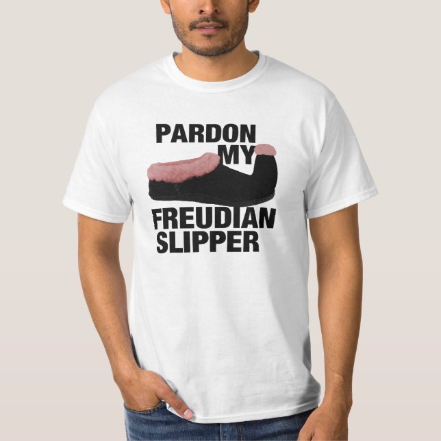 Freudisches Slipper-Shirt - wählen Sie Stil & Farb T-Shirt (Vorderseite)