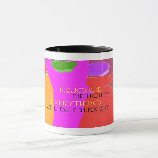 Freue dich Alles wird gut Tasse (Zentrum)