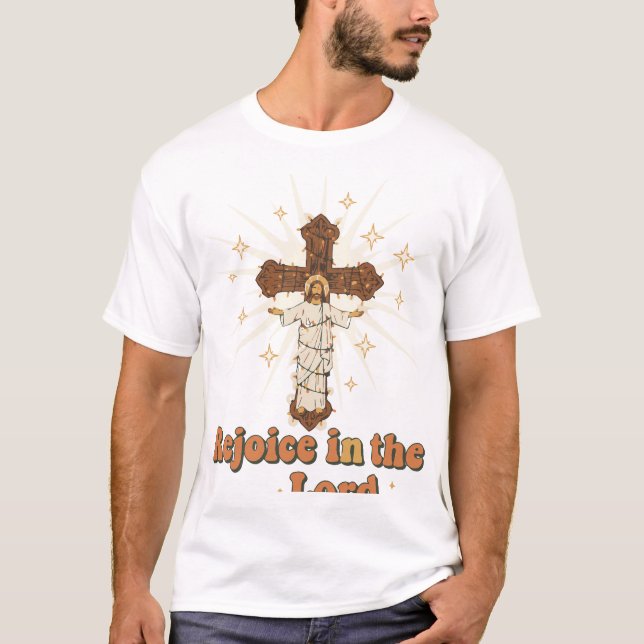 "Freue dich im Herrn" T-Shirt (Vorderseite)