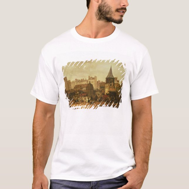 Freuen bei Les Halles T-Shirt (Vorderseite)
