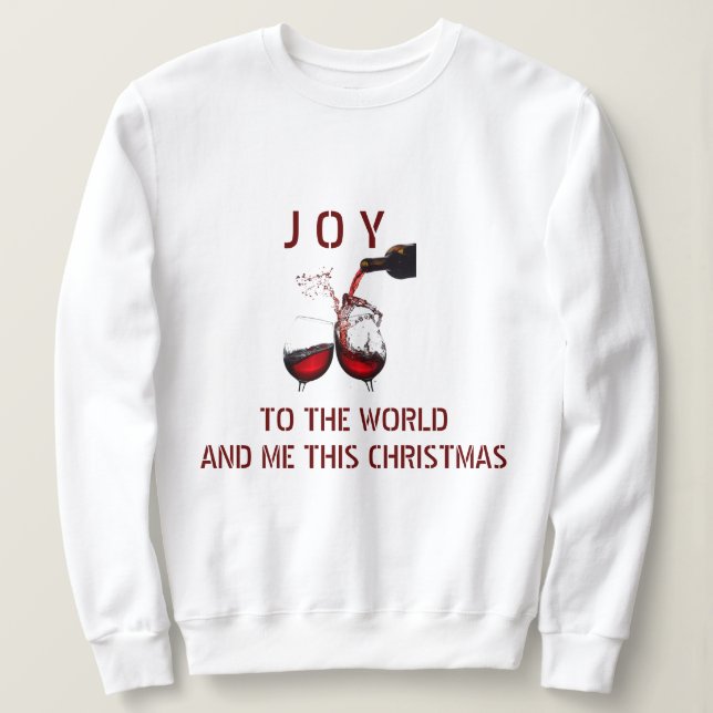 **FREUEN SIE SICH AUF CHRISTMAS** CHRISTMAS SPASS SWEATSHIRT (Design vorne)