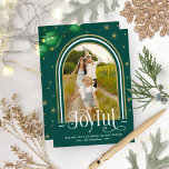 Freuen Sie sich auf das Foto der modernen Arschrah Feiertagskarte<br><div class="desc">Lovely arched-themed foto von Christmas Card. Easy to personalize with your details. Please get in touch with me via chat if you have anfragen about the artwork or need customization. PLEASE ANMERKUNG: For assistance on orders,  shipping,  product information usw.,  Kontakt Zazzle Customer Care directly https://help.zazzle.com/hc/en-us/articles/221463567-How-Do-I-Contact-Zazzle-Customer-Support-</div>