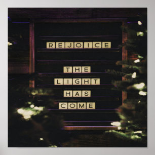 Freuen Sie sich auf das Licht gekommen Isaiah 60 B Poster