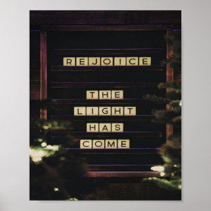 Freuen Sie sich auf das Licht gekommen Isaiah 60 B Poster