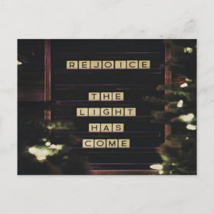 Freuen Sie sich auf das Licht gekommen Isaiah 60 B Postkarte