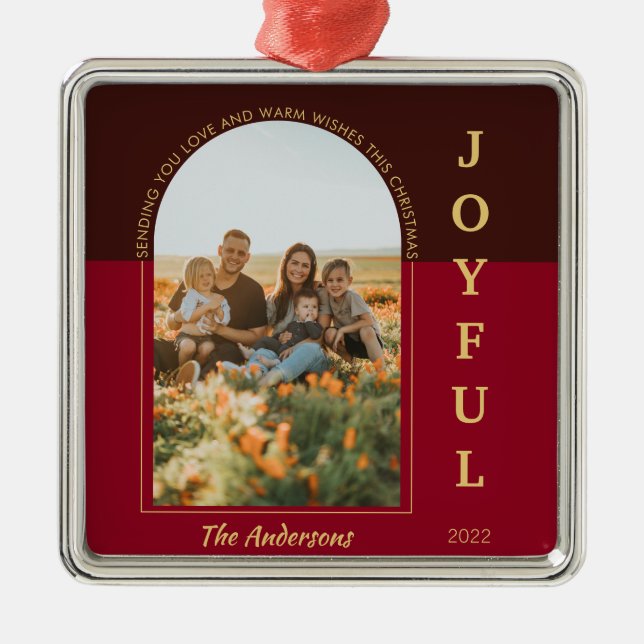 Freuen Sie sich auf das moderne Minimalistisch Arc Ornament Aus Metall (Vorne)