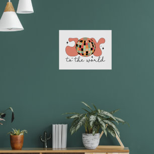 Freuen Sie sich auf das World Christmas Disco Ball Poster