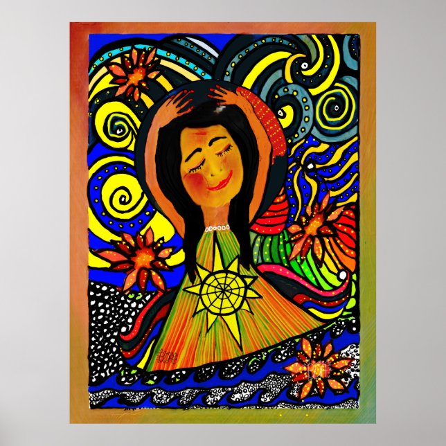 Freuen Sie sich auf die Freude am inneren Frieden Poster (Vorne)