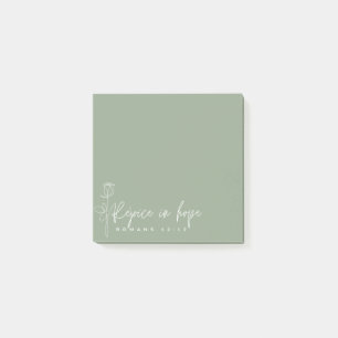 Freuen Sie sich auf die Hoffnung Post-it-Hinweise Post-it Klebezettel