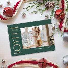 Freuen Sie sich auf die Weihnachtskarte Feiertagskarte