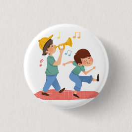 Freuen Sie sich auf ein buntes Musikdesign Button