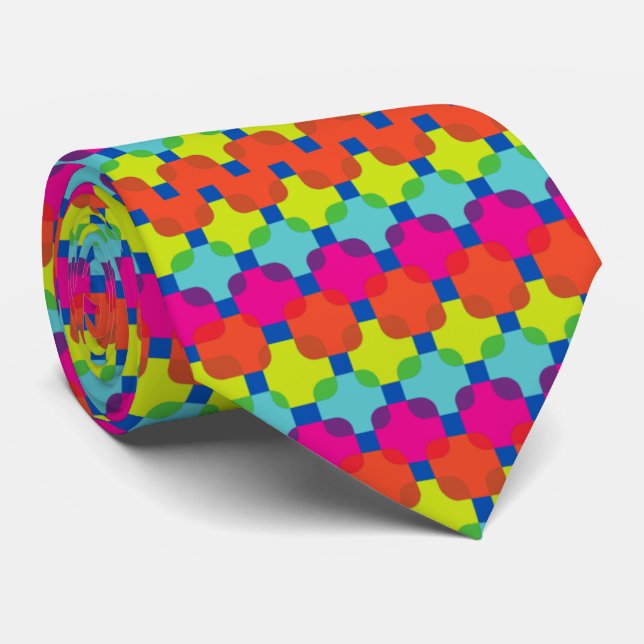 Freuen Sie sich auf ein rotes Farbretro Krawatte (Gerollt)