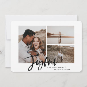 Freuen Sie sich auf eine elegante Weihnachtskarte  Feiertagskarte