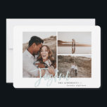 Freuen Sie sich auf eine elegante Weihnachtskarte  Feiertagskarte<br><div class="desc">Feiern Sie den Urlaub mit dieser schönen Weihnachtskarte mit vielen Fotos. Mit seinem eleganten,  sauberen Design und der bearbeitbaren Foto-Collage ist es ein stilvolles,  modernes und minimalistisches Ambiente,  das alle Details für Ihre persönlichen Details wie Familienname,  Bilder und das ganze Jahr über bearbeitet werden kann.</div>