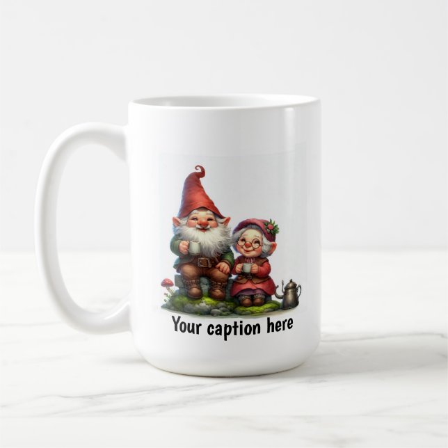 Freuen Sie sich auf eine Kaffeepause Kaffeetasse (Links)
