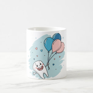 Freuen Sie sich auf einen Cartoon-Stand mit Balloo Kaffeetasse