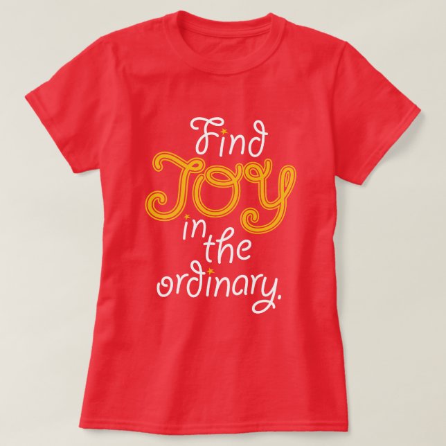 Freuen Sie sich auf einen entspannten, inspirieren T-Shirt (Design vorne)