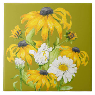 Freuen Sie sich auf einen Sommer auf eine Keramik Fliese