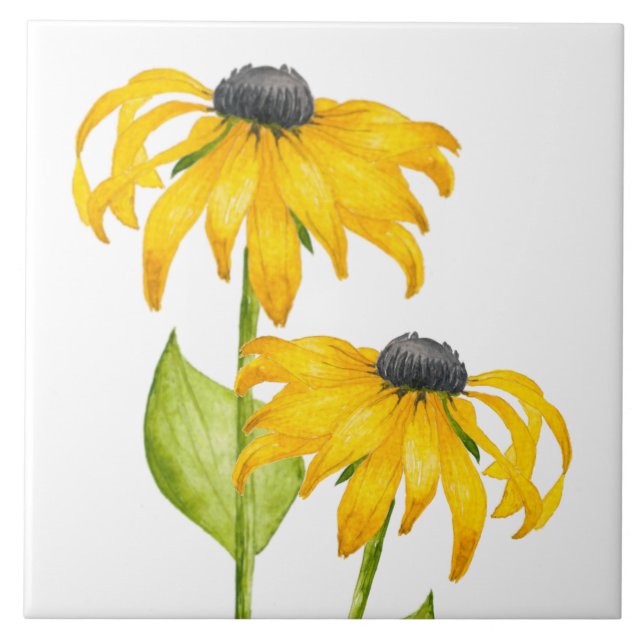 Freuen Sie sich auf einen Sommer auf eine Keramik Fliese (Vorderseite)