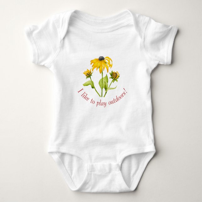 Freuen Sie sich auf einen Sommer mit Baby Bodysuit Strampler (Vorderseite)