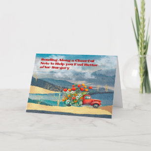 Freuen Sie sich auf einen Wellness-Card-LKW & Gold Dankeskarte