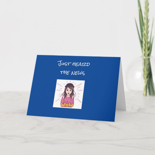 FREUEN SIE SICH AUF IHRE GLÜCKLICHKEITEN KARTE (Vorderseite)