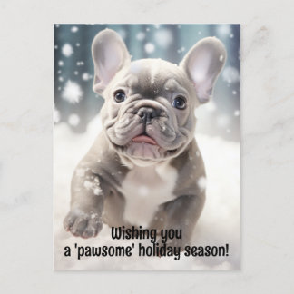 Freuen Sie sich auf individuelle Freude 🐶 französ Postkarte