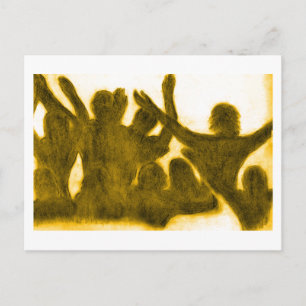 Freuen Sie sich auf Postkarte