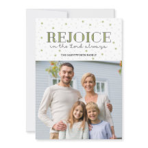 Freuen Sie sich auf Weihnachten Foto Flat Card