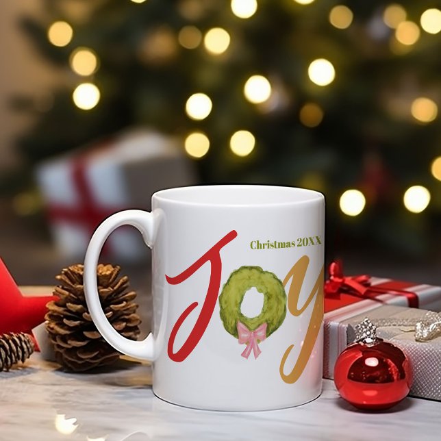 Freuen Sie sich auf Weihnachts-Typografie Foto-Nam Kaffeetasse (Von Creator hochgeladen)