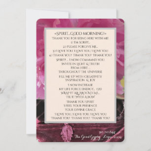 FREUEN SIE SICH GUT MORNING! Inspiration und Freud Dankeskarte