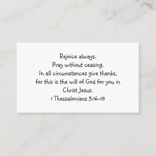 Freuen Sie sich immer auf Standard, 3,5" x 2,0" Vi Visitenkarte