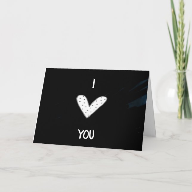 ***FREUEN SIE SICH JAHRESTAG AUF MEINE LIEBE*** KARTE (Vorderseite)