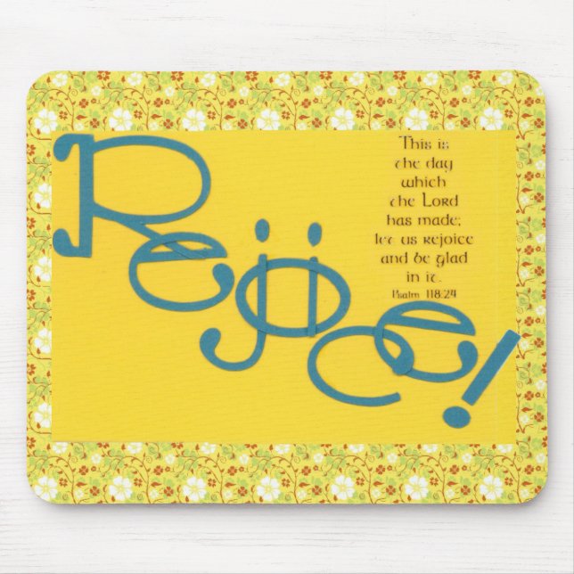 Freuen Sie sich! Mousepad (Vorne)