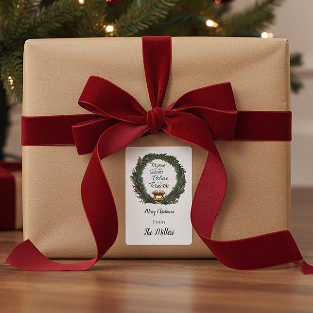 Freuen und glauben, Krippe personalisiert Post-it Klebezettel (Von Creator hochgeladen)