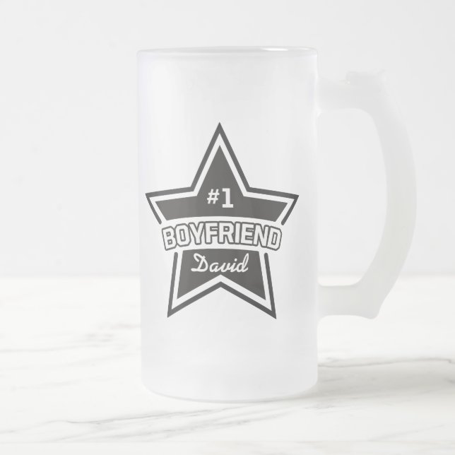 Freund #1 mattglas bierglas (Rechts)