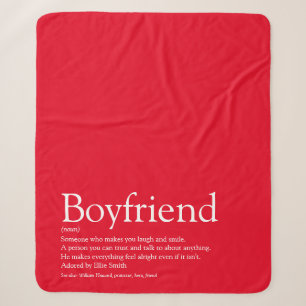 Freund Definition Spruch Modern Rot Sherpadecke
