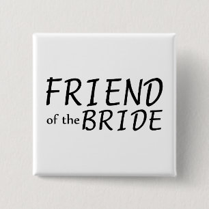 Freund der Braut Button