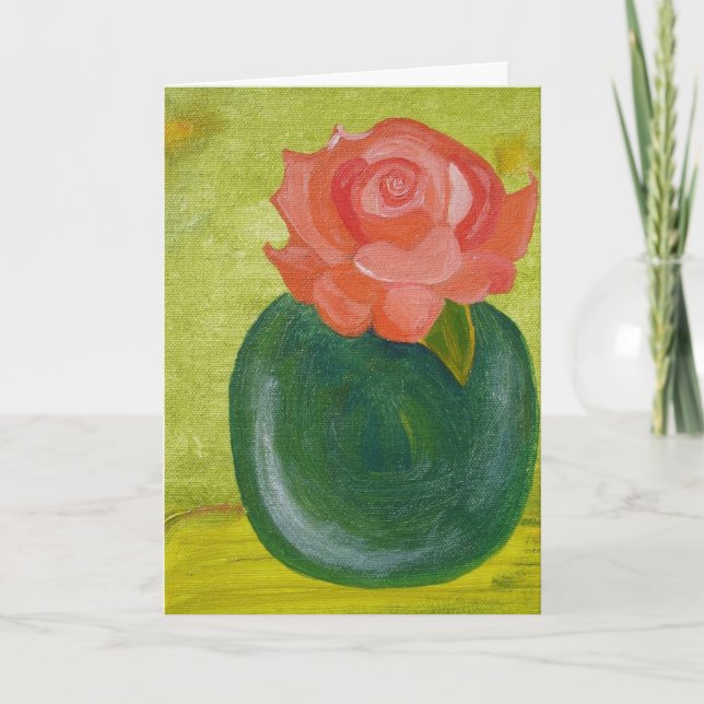 Freund, der die Karte Inspiriere (Vorderseite)