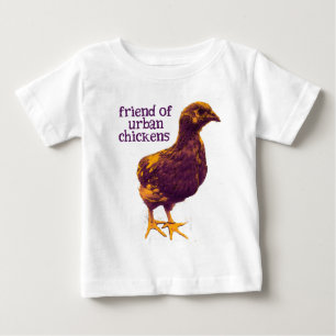Freund der städtischen Hühner Baby T-shirt