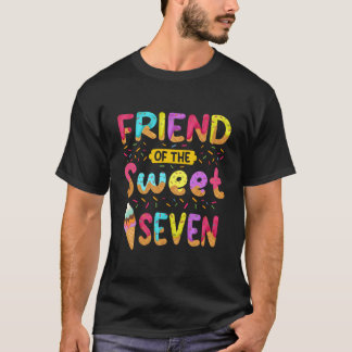 Freund der süßen Sieben 7. Eiscreme-Py T-Shirt