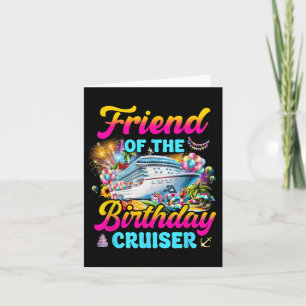 Freund des Geburtstags Cruiser Funny Cruise Geburt Karte