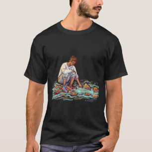 Freund des Geburtstagsjungen Angelfreund Geburtsta T-Shirt