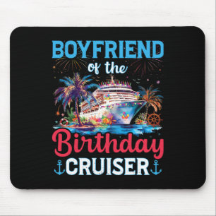 Freund des Geburtstagsreisenden Lustiger Kreuzfahr Mousepad