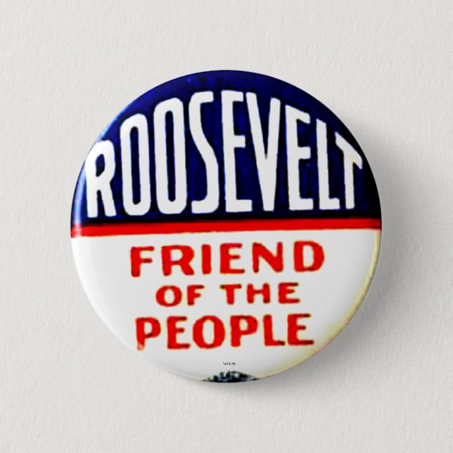 Freund des Volkes - Knopf Button (Vorderseite)