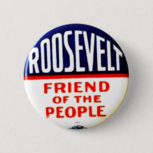 Freund des Volkes - Knopf Button
