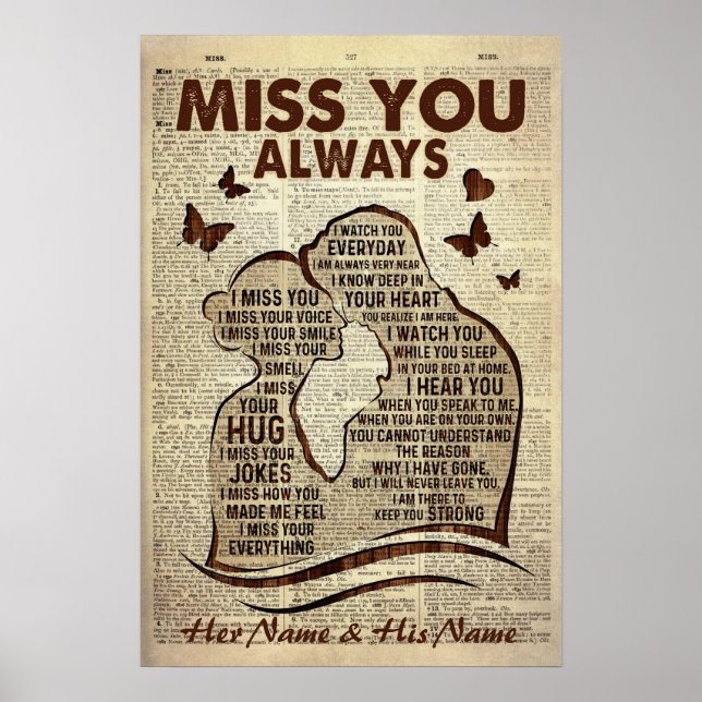 Freund/Ehemann im Himmel Vermisst Poster (Vorne)