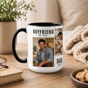 Freund Ehemann Vater Tasse   Personalisierter Vate