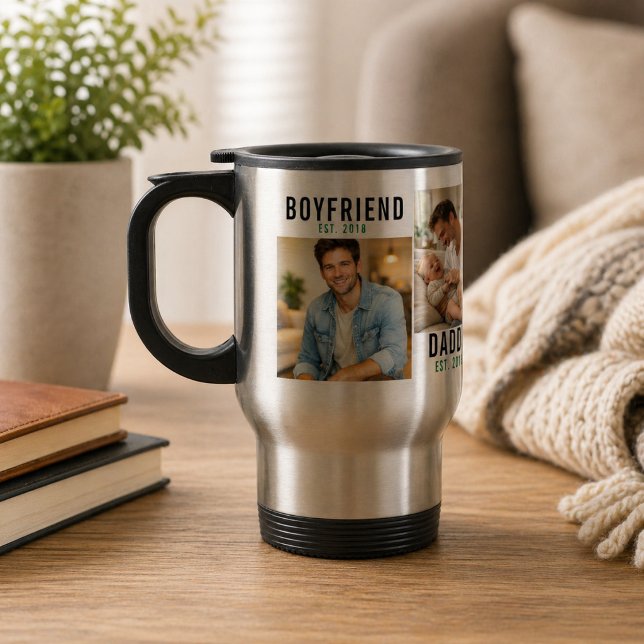 Freund Ehemann Vater Tasse | Personalisierter Vate (Boyfriend Husband Dad Mug | Personalized Father’s)